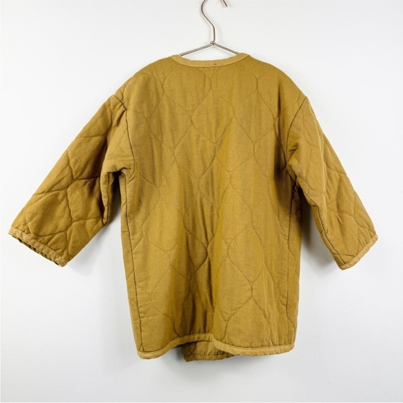 Nico Nico Nima quilted jacket in curry mustard Tan Jacket - Picture 8 of 9